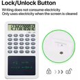 thumbnail image 4 of Basic Calculator Notepad with LCD Writing Tablet, Rechargeable 12 Digit Display DrawingMemo PadsPlanning Boards, Hand-held for Daily Office(White), 4 of 7