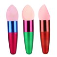 thumbnail image 3 of WRITWAA 3pcs Powder Puff for Face Powder with Egg Shape for Makeup Application Rosy, 3 of 6
