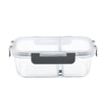 thumbnail image 1 of Mainstays Rectangle Glass Food Storage Container with Divider 980ML, 1 of 8