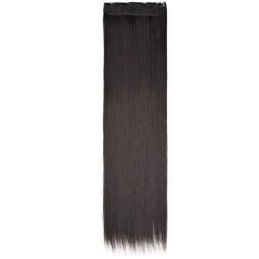 FESTFENDS Clip In Hair Enhancement Long Straight Hair Extensions 1Pcs