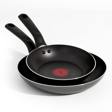 T-fal Easy Care Non-Stick 2 Piece Cookware Set, ProGlide Non-Stick, with Thermo-Spot® Technology, Oven and Dishwasher Safe, Black