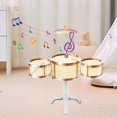 thumbnail image 4 of Fesfesfes Ensemble de Pile Jazz pour Enfants Débutant Pratique Pile Instrument de Percussion Réaliste avec Bâtons Jouet Musical d'Éveil pour Enfants Design Simulé, 4 of 5