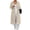 Khaki, variant on Pisexur Women's Hooded Cardigan Fashion Fall Long trench coat women Casual Long Sleeve Open Front Slouchy Wool Blend Trench Coats Oversized Chunky Winter Clothing for Women S-2XL Blue