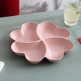 thumbnail image 4 of Yhmxh Heart Shaped Dried Fruit Tray Wheats Straw Living Room Fruit Tray Partitioned Candy Tray Home Holiday Snack Box Kitchen Utensils Set Kitchen Essentials Home and Kitchen Kitchen Tools, 4 of 6
