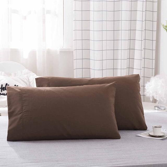 BAOPAI Luxury Hotel Protective Pillowcase Covers 2 Pack Breathable Moisture Wicking Oil Resistant Soft Comfortable Bedding for Better Sleep