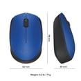 thumbnail image 3 of Souris optique sans fil 1000 ppp M170 de Logitech - Bleu, 3 of 9