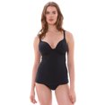 thumbnail image 1 of Freya Womens Remix Underwire Tankini Top, 34GG, Black, 1 of 2