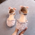 thumbnail image 1 of Girls Sandals Product Category Summer Korean Version Rhinestone Soft Sole Shoes for Kids with Leather Upper and Comfortable Lightweight Design, 1 of 7