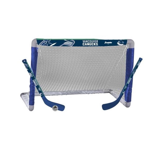 Ensemble de but de hockey miniature des Canucks