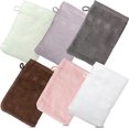 thumbnail image 2 of 6 x Bath Mitts 6" Euro Towels with Loops 6 Pack, 2 of 6