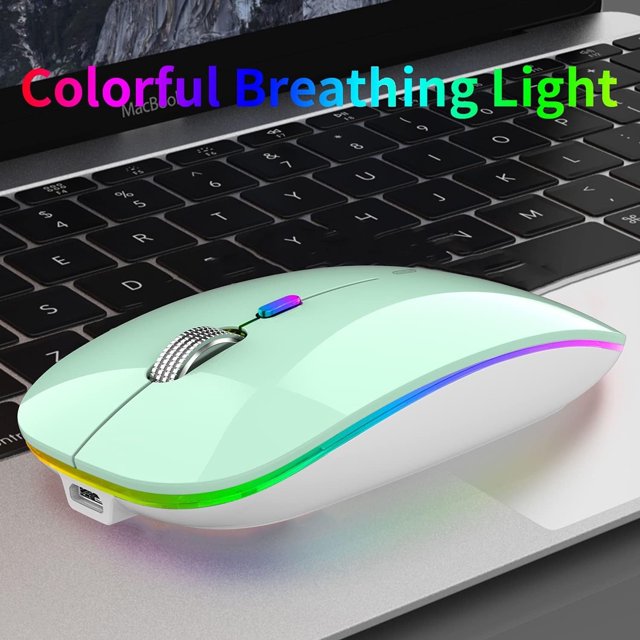 Souris Sans Fil Rechargeable Bluetooth pour MacBook pro MacBook Air Ordinateur Portable Mac Chromebook. Windows Notebook MacBook HP PC DELL