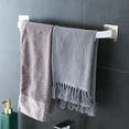 thumbnail image 4 of Self Towel Rod Towel Bar Stick On Wall Bath Towel Holder Rail Rack Kitchen Bathroom Small Dish Strainer Stainless Steel Dish Drying Rack with Drainboard over The Dish Tray Drying Rack Small Racks for, 4 of 4
