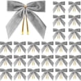 thumbnail image 1 of Aufmer 50 Pcs Small Velvet Christmas Bows, Bows for Wreath Gift Craft, Wedding Party Home Decoration, 1 of 5