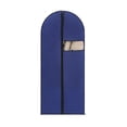 thumbnail image 2 of Sac à Vêtements Pliable pour Complets Chemises Robes, Sac de Rangement de Voyage Robuste avec Fenêtre Transparente, Organisateur de Garde-Robe Portable pour Bagages de Garde-Robe Voyage d'Affaires, Bleu, 2 of 6