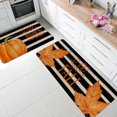 thumbnail image 4 of Yhmxh Bathroom Rugs Pumpkin Kitchen Mat Strip Absorbent Kitchen Rug Decorative Door Mat Two Pcs Living Room Rug Bath Mat for Home and Kitchen Bathroom, 4 of 7