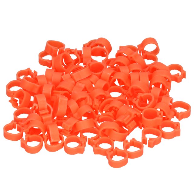 100PCS 8mm Pigeons Leg Rings Easy Identify Reusable Lightweight Durable Poultry Supplies