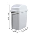 thumbnail image 3 of SIfdSeng Christmas Gifts Kitchen Can Swing Top Garbage Buckets Creative Covered Kitchen Living Room Can Flip Sundries To Store Buckets, 3 of 7