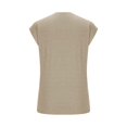 thumbnail image 4 of AherBiu Hauts d'Été pour Femmes Manches Courtes Basiques T-Shirts Confortables Couleur Unie Col Rond Blouse, 4 of 6