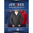 thumbnail image 3 of Jerzees Chandail en Molleton Ras du Cou pour Hommes, Vintage Heather Navy, Petit, 3 of 5