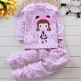 thumbnail image 2 of Pisexur Tenue d'Automne pour Bébé Fille Garçon, Ensemble 2 Pcs, Ensembles de Pyjamas pour Tout-Petit Bébé, Chandails à Col Rond à Manches Longues et Pantalons, Mode Décontractée, Ensemble de Vêtements de Nuit en Coton pour Garçons, 3 Mois à 6 Ans, 2 of 3