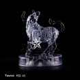 thumbnail image 2 of Fridja 3D Crystal Puzzle Jig-saw Clear Twelve 12 Constellation Astrolog Flash LED Light, 2 of 3
