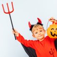thumbnail image 3 of 1Set Red Plastic Pitchforks for Halloween Party Fork Prop and Decoration, 3 of 8