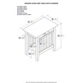 thumbnail image 5 of AFI Table d'Appoint en Bois Massif Style Mi-Siècle avec Chargeur USB en Espresso, 5 of 5