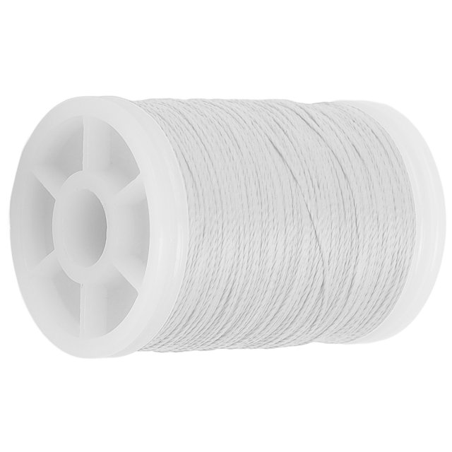 Archery Bow String Serving Thread, Durable Small Portable Bowstring Serving Material Polyethylene Impact Resistant For Professionals For Training White