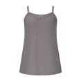 thumbnail image 4 of ohmzyzo Womens Plus Size Tank Tops V Neck Sleeveless Cami Adjustable Spaghetti Strap Camisole Summer Basic Tank Shirts, 4 of 6