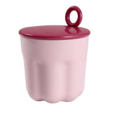 VONKY Tasse Moussante Mousseur Corps Bain Moussant Visage Bulles Voyage Nettoyage Crème Moussante Maison Soins de la Peau Accessoires Rouge