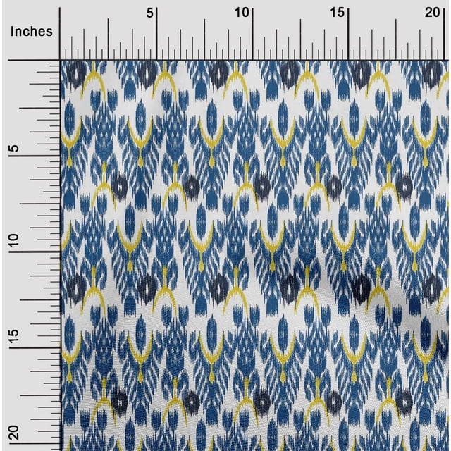 oneOone Cotton Flex Fabric Tree Style Ikat Decor Fabric Printed BTY 40 Inch Wide
