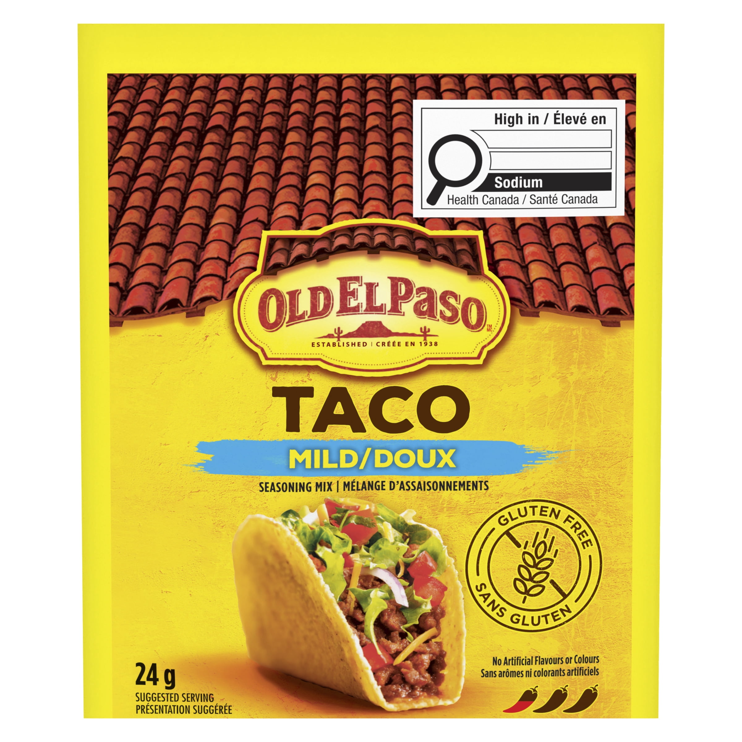 Mélange d'assaisonnements Taco Doux