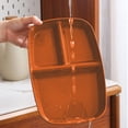 thumbnail image 4 of RKSTN Plastic Dinner Plate Divided Dinner Plates For Adults Portion Controlled Diet Plates Straw Plates With Compartments Reusable Portion Controlled, 4 of 5