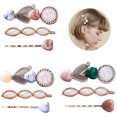 thumbnail image 2 of Bangcool 9PCS Pince à Cheveux pour Femmes Mode Mignon Cheveux Barrette Broches de Bobby pour Plage d'Été, 2 of 10