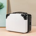 thumbnail image 1 of 14 inch Small Mini Travel Suitcase Password Box Cosmetic Box Hand Luggage Organizer Makeup Case Boarding Case With Metal corner 6, 1 of 6