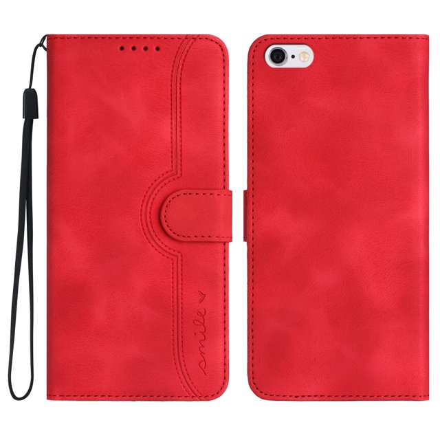 Compatible with iPhone SE 2020 Case Premium PU Leather Wallet with Built-in Magnet Cover