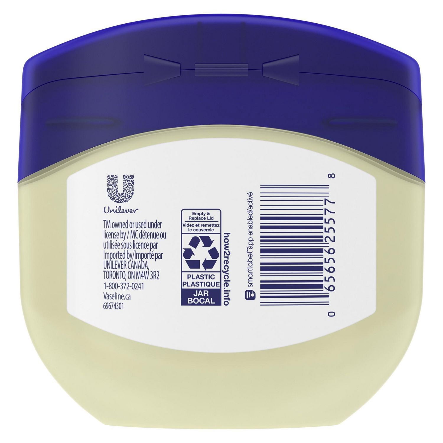 Vaseline Gelée Réparatrice Beurre de Cacao pour Peau Sèche, 215 g