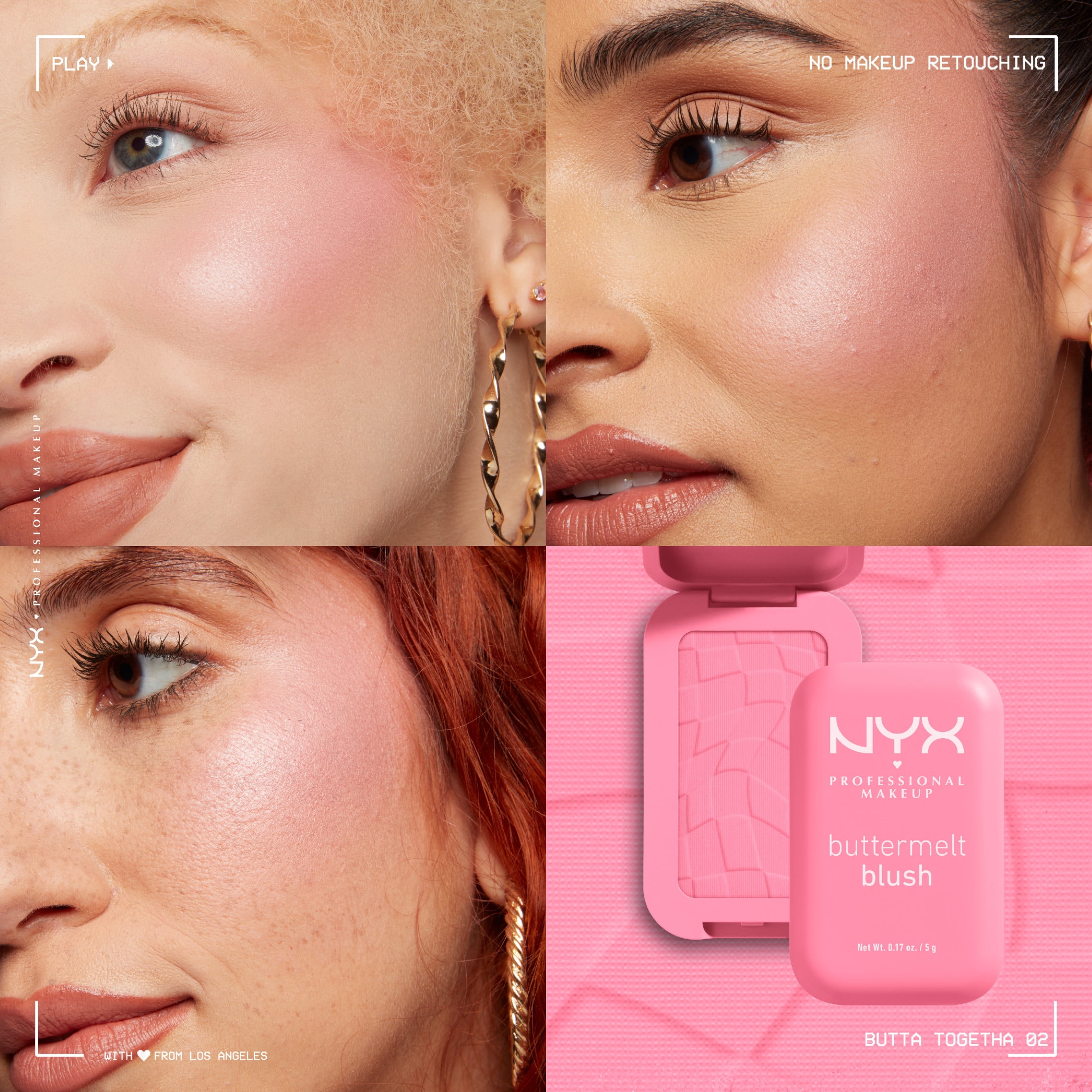 NYX Professional Makeup Fard à joues Buttermelt - Butta Together