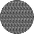 thumbnail image 1 of Ahgly Company Tapis de Zone Rond Gris Transitionnel pour Intérieur Lavable à la Machine, 3 Pieds Rond, 1 of 7