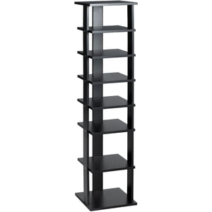 Costway Support de rangement de chaussures en bois 7 Boîte à chaussures multi-chaussures organisateur de chaussures