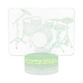 thumbnail image 2 of EGNMCR Veilleuses Instrument de Musique Veilleuse DEL Colorée Télécommande 16 Couleurs Lampe de Bureau Veilleuse, 2 of 2