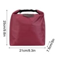 thumbnail image 4 of Insulated Bag, Leakproof Cooler Tote, Compact Thermal Food Carrier, Foldable Picnic Kit for Work Commute, Learning Place Meals, Outdoor Activities, 4 of 9