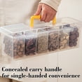 thumbnail image 4 of DcGZvy Cool Kitchen Gadgets Spices Containers, Plastic Airtight Food Storage Container, Large Capacity Cereal Containers, 4 of 6