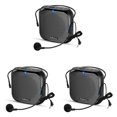 thumbnail image 1 of 3X Portable Voice Amplifier, Booster with Microphone Loudspeaker Personal PA System, 1 of 8