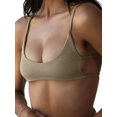 thumbnail image 1 of Gupgi Women Ribbed Tank Top Sport Cami Super Short Open Back Vest Tight Bralette Crop Top, 1 of 6
