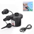 thumbnail image 1 of TFixol Portable Lithium Battery Electric Air Pump for Home, Car, and Outdoor Use - Fast Inflation and Deflation with 3 Adapters - 198E Model, 1 of 6