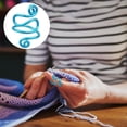thumbnail image 2 of Binwennn Clothes for Beginners Handmade Crochet Tension Ring Lefties & Righties Yarn Tension Control Ring Adjustable Hook Ring Companion Ring Yarn Regulator For Crocheters, 2 of 7