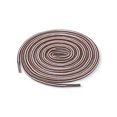 thumbnail image 1 of INSPIRE CHIC Unisex Round Rope Dual Colored Striped 1/5 Thick Boot Shoelace 150cm / 59.05" White Wine Red, 1 of 4