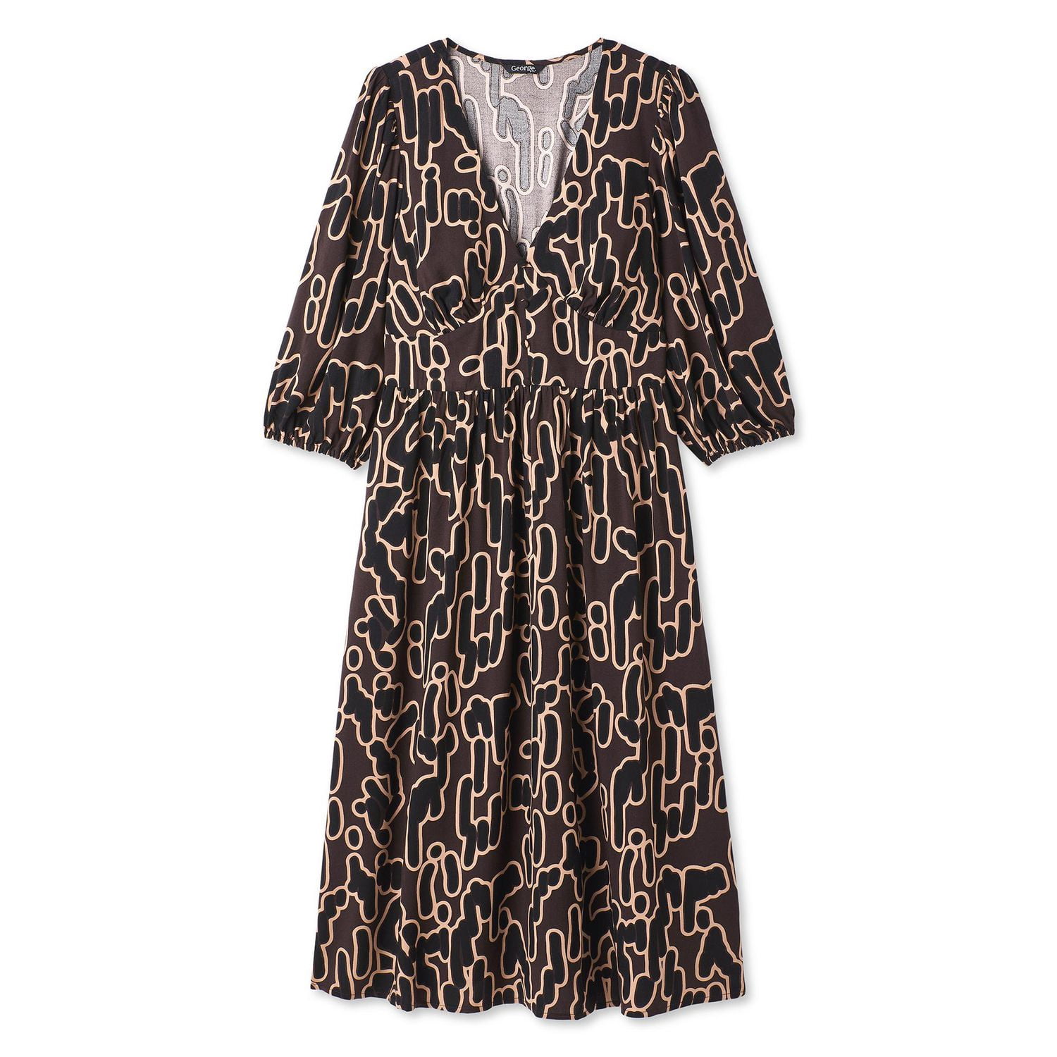 George Women's Peasant Midi Dress