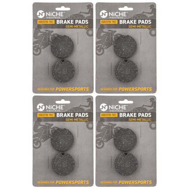 Niche Brake Pad Set Arctic Cat Bearcat 440 Panther 370 Rear Semi-Metallic 4 Pack 519-KPA2512D